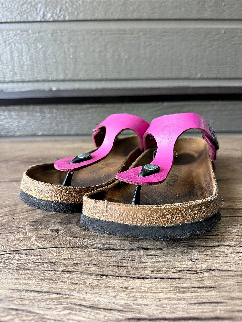Birkenstock Gizeh Women’s Pink Two-Strap Sandals size 39
